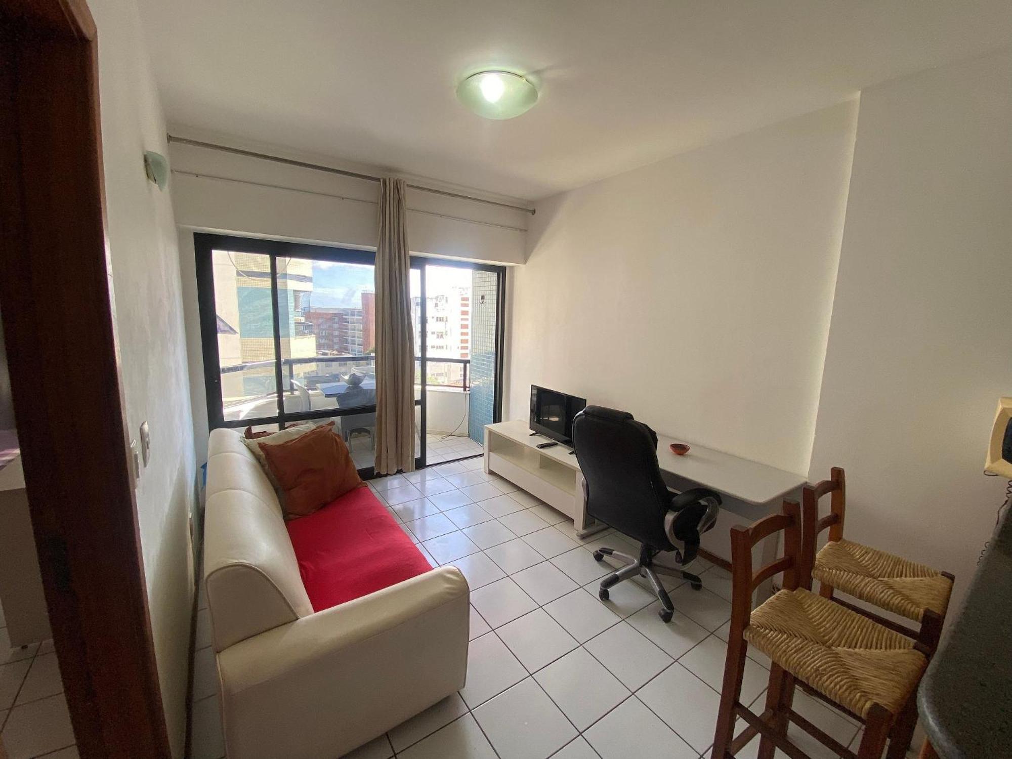 Apartamento Flat Aconchegante Piscina 1 Quadra Do Farol Da Barra Ba *